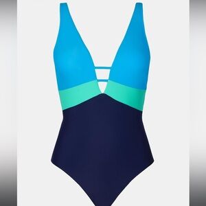 Colorblock One-Piece Swimsuit